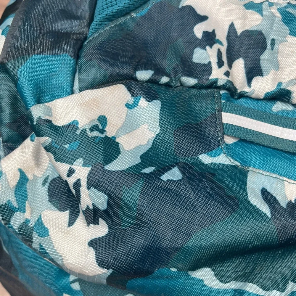 Eddie Bauer Stowaway 30L Backpack Teal Blue Camo Packable Lightweight